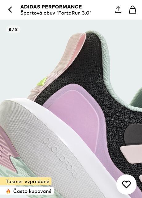 Tenisky adidas performance fortarun 3.0, adidas,36