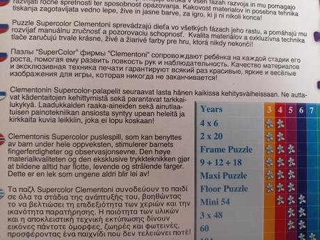 Puzzle rozprávky vek 9 plus, 