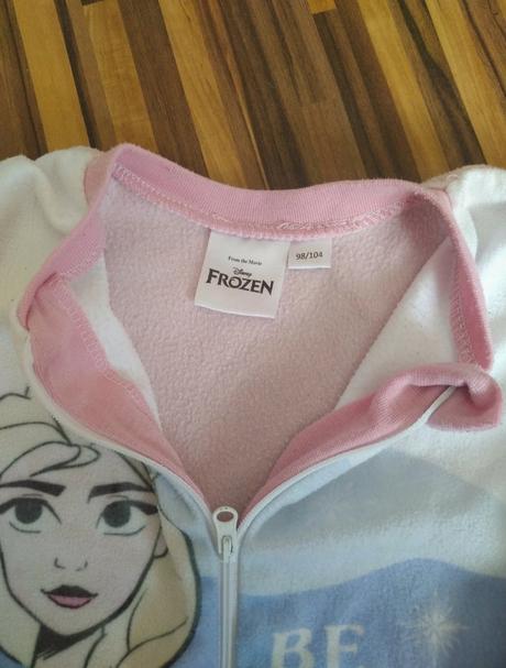 Teply pyzamkovy overal pre malu elzu, disney,98