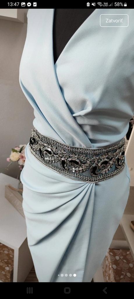 Damske elegantne spolocenske saty, 40 / l