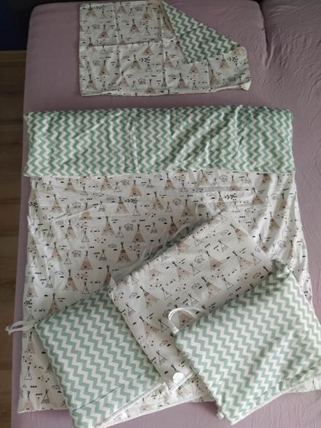 Bočnica a obliečky do postieľky, šírka (cm): 60,dĺžka (cm): 120