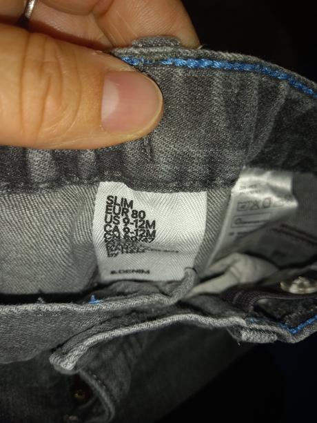 Rifle vel. 80, denim,80