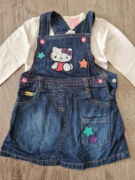 Šaty s tričkom hello kitty, palomino,80