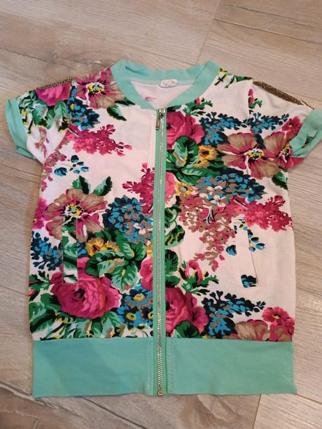 Mikina pulovrik tričko pre dievča, 110