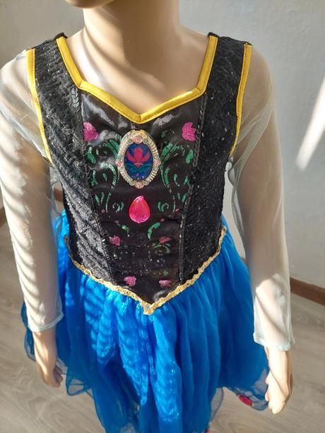 Anna frozen licenčný karnevalový kostým 110-116,