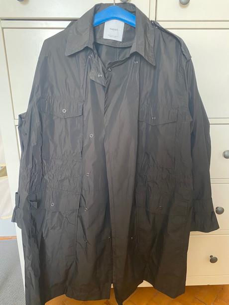 Dámska parka oversize mango vel m, mango,m