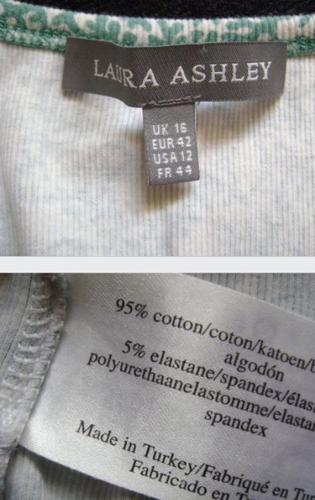 Laura ashley top-tielko vel.42/m-l, laura ashley,l