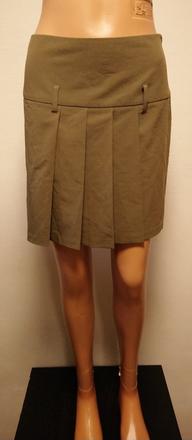 Dámska krátka olivová sukňa, casa blanca, xs