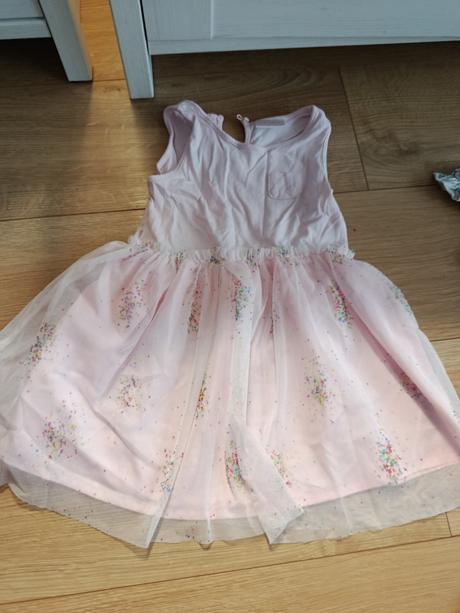 Balík šaty šatky na leto 1,5-2 roky, h&m,92