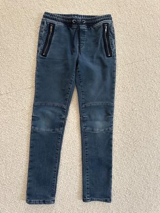 Oteplené džínsy, c&a,158