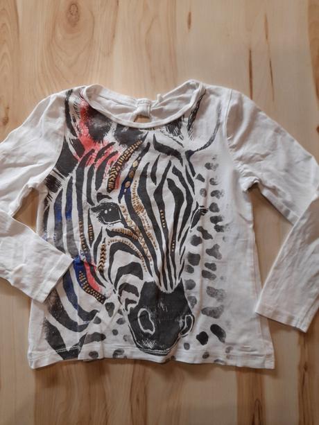 Zaujímavé tričko so zebrou, palomino,110