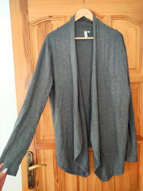Sivý kardigan, xl