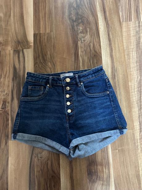 Zara denim šortky, zara,s