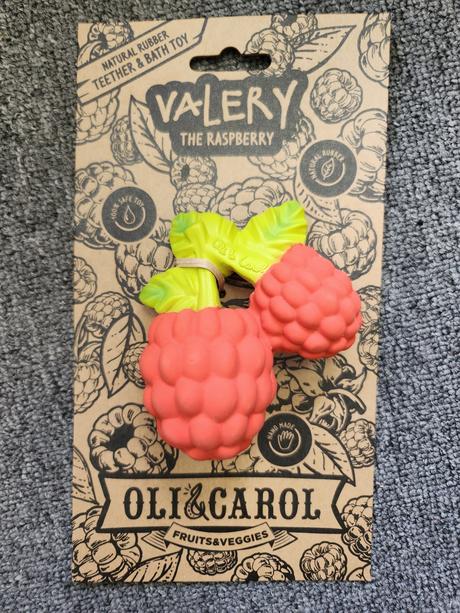 Nové hryzátka oli and carol ovocie,