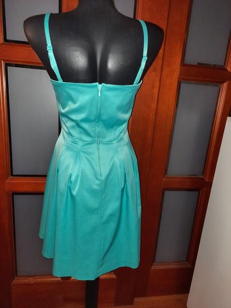Krásne elegantné tyrkysové šaty veľ. xs - s, orsay,xs
