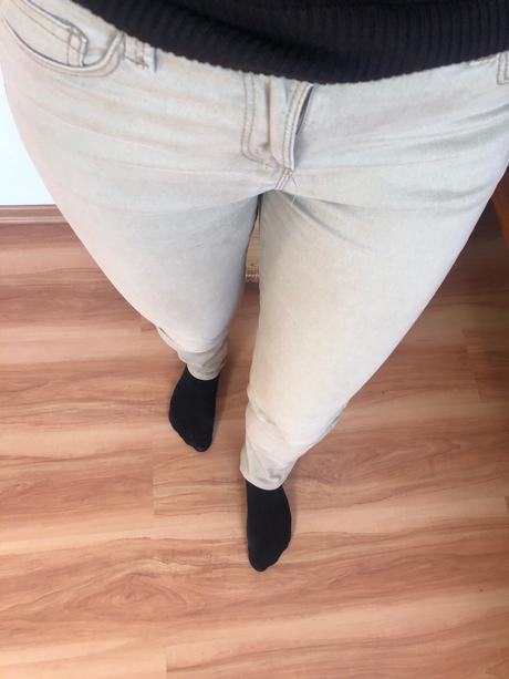 Béžové nohavice papaya, 36