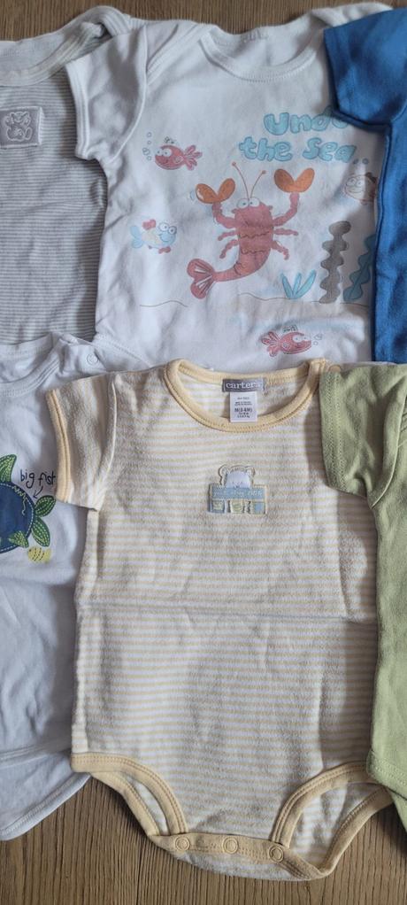 Body s krátkym rukavom 8ks, carter's,62