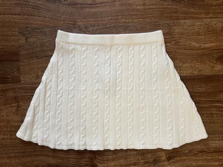 Pletená sukňa, fishbone,l