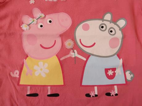 4x dievčenské tričko 122 (6-7r.) - peppa pig, dopodopo,122