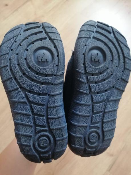 Modré papučky č.22, elefanten,22