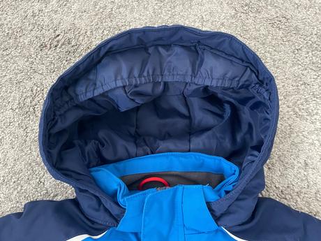 H&m bunda lyžiarska s kapucňou reflex.prvky 92, h&m,92