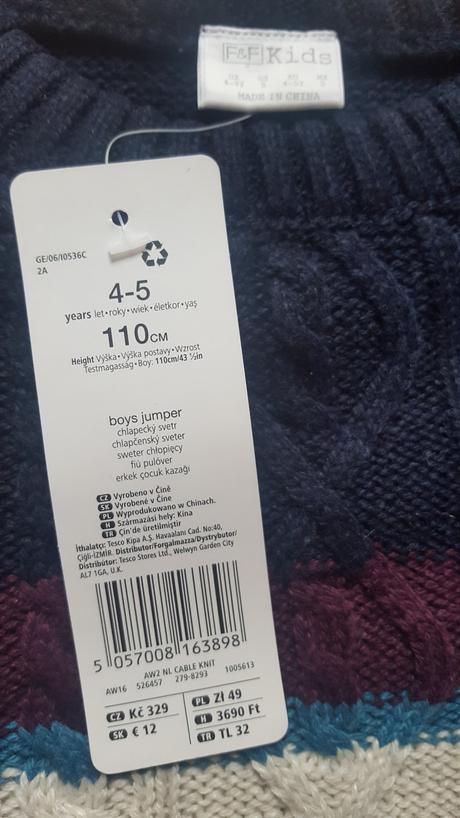 Pekný sveter, f&f,110