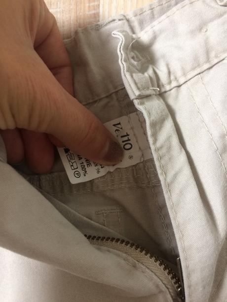 Bavlnené nohavice pre slušáka, 110