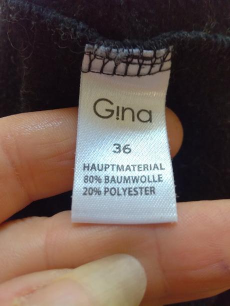 Gina - čierna mikina s tygrom, gina,s