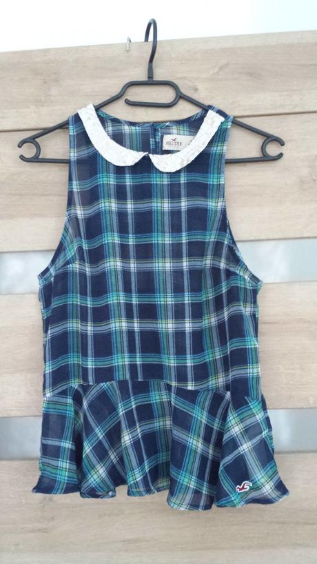 Lahka polokošeľa bez rukavou, hollister,s