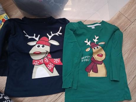 Vianočné tričká 2ks, bonprix,104