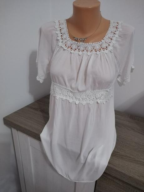 Bluzka l sadne, krasna biela ale sadne aj na m, l