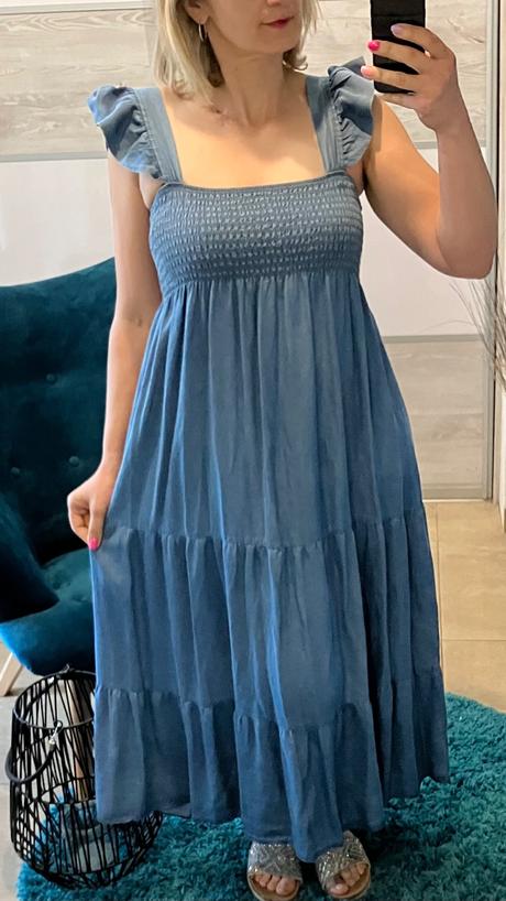 Šaty rifľové letné, l / m / s