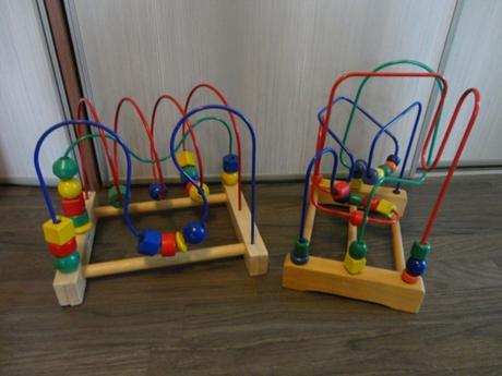 Labyrinty + počítadlo - logické hračky, 