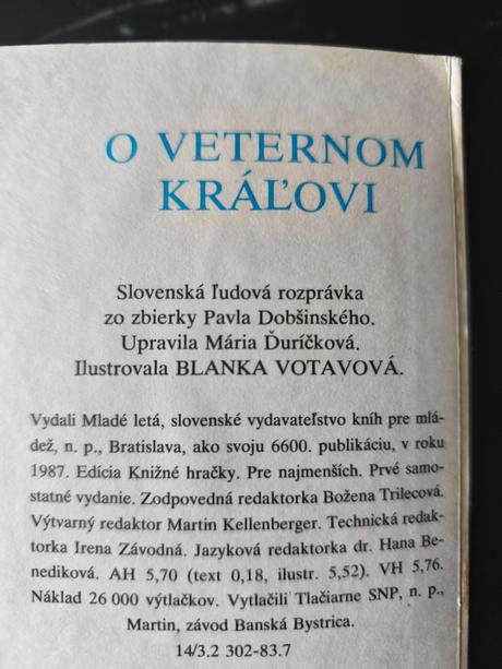 O veternom kráľovi,