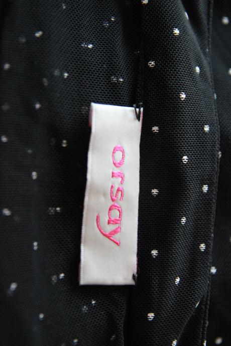 Vintage bodkovaná blúzka, orsay xs, orsay,xs