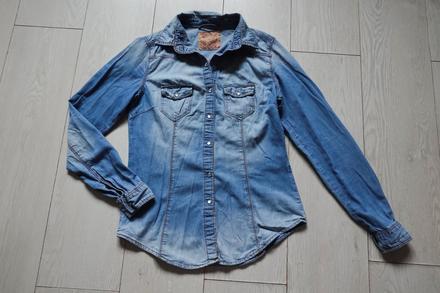 Mäkká riflová košela denim co, denim co,34