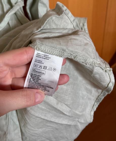 Ľanová košeľa h&m mama, h&m,m