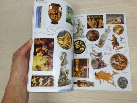 Usborne greek myths sticker book njul18,