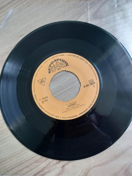 Sp platňa černocká, 