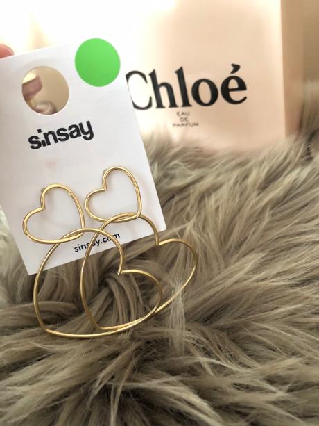 Naušnice v tvare srdc, sinsay