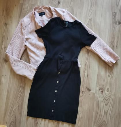 Bavlnené šaty s gombičkami, bonprix,m