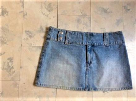 Riflová minisukňa kie, m