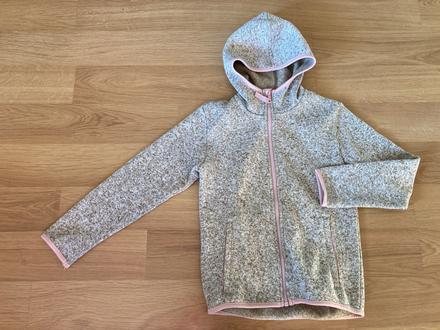 Pletena tepla mikinka hm 122/128, h&m,128