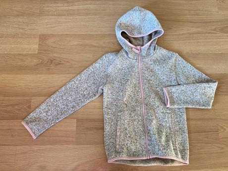 Pletena tepla mikinka hm 122/128, h&m,128