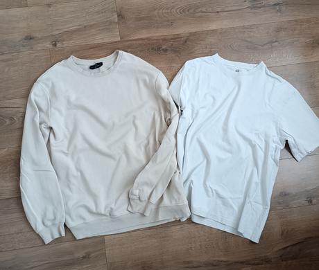 H&m mikina + tričko, h&m,l