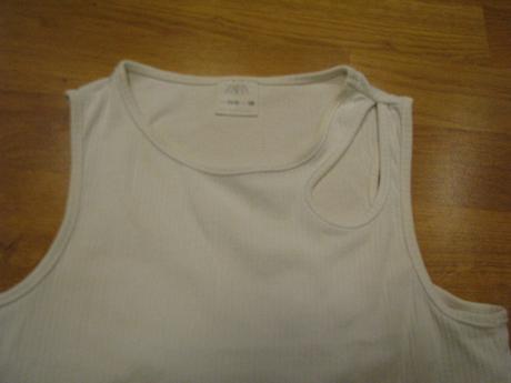 Tričko zara s vyrezom, zara,158