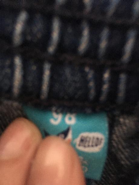 Kraťasy rifľové bavlnené, 98