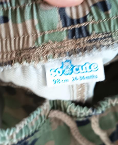 Chlapčenské maskačové cargo nohavice, 98
