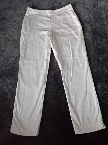 Biele bavlna orsay nohavice v.38, aj v.36, orsay,36