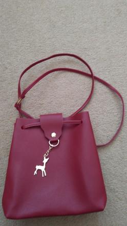 Vínová cross body taška, 